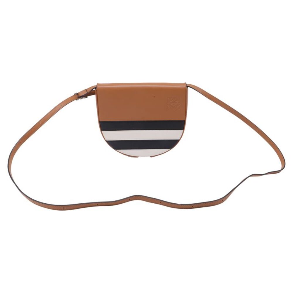 Loewe Mini Heel Crossbody Bag in Brown Leather